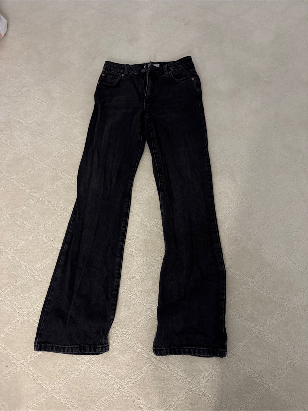 Garage Black Straight-Leg Women's Jeans